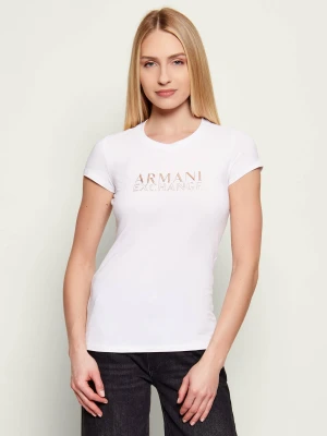 Armani Exchange T-shirt | Slim Fit biały