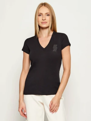 Armani Exchange T-shirt | Slim Fit czarny