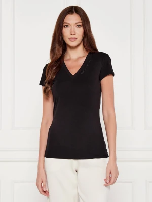 Armani Exchange T-shirt | Slim Fit czarny