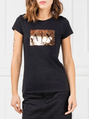 Armani Exchange T-shirt | Slim Fit czarny