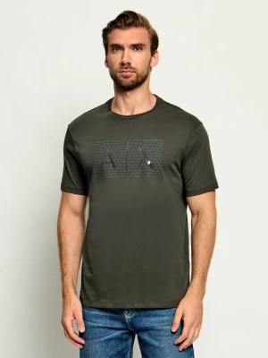 Armani Exchange T-shirt | Slim Fit oliwkowy