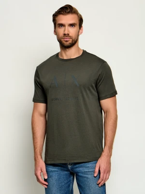 Armani Exchange T-shirt | Slim Fit oliwkowy