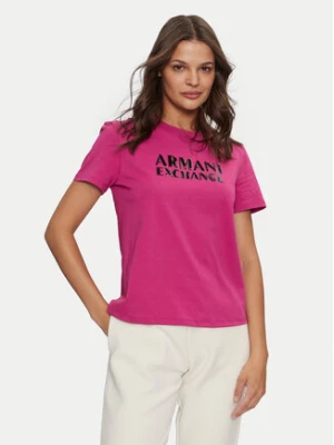 Armani Exchange T-Shirt XW000060 AF10354 UA256 Różowy Regular Fit