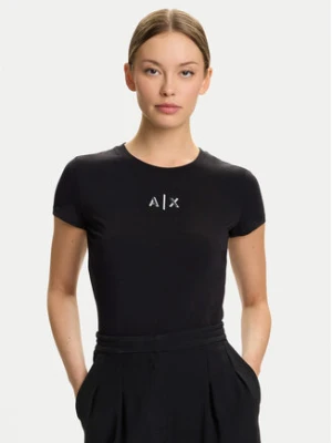 Armani Exchange T-Shirt XW001382 AF16294 UC001 Czarny Slim Fit