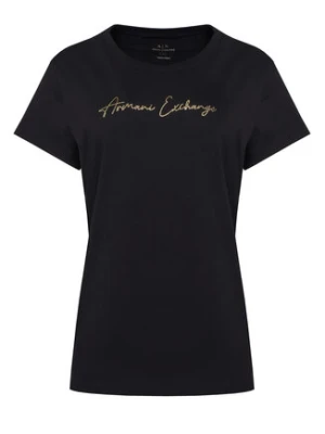 Armani Exchange T-Shirt XW001457 AF10356 MC021 Czarny Regular Fit