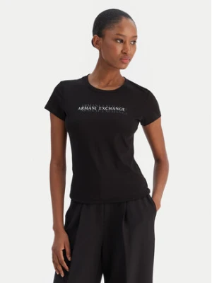 Armani Exchange T-Shirt XW002038 AF10356 UC001 Czarny Slim Fit