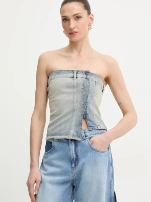 Armani Exchange top damski jeansowy