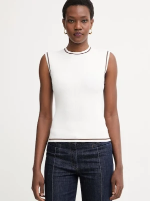 Armani Exchange top damski z wiskozy