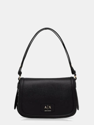 Armani Exchange torebka damska z imitacji skóry czarny