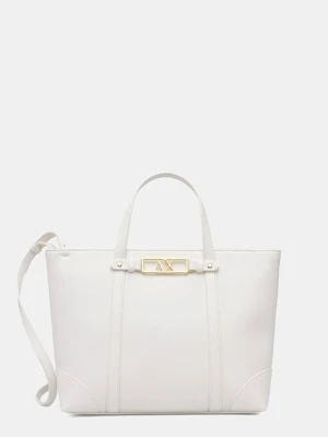 Armani Exchange torebka shopper damska z imitacji skóry