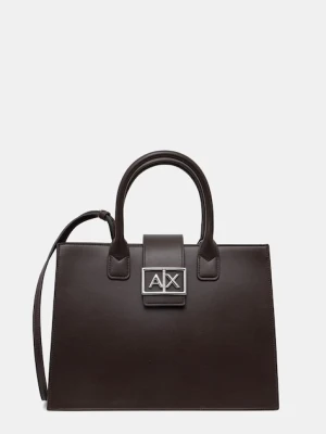Armani Exchange torebka crossbody damska brązowy