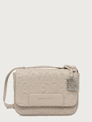 Armani Exchange torebka crossbody damska beżowy