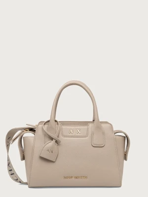 Armani Exchange torebka crossbody damska beżowy