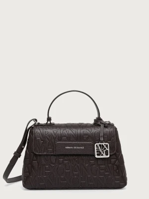 Armani Exchange torebka crossbody damska brązowy