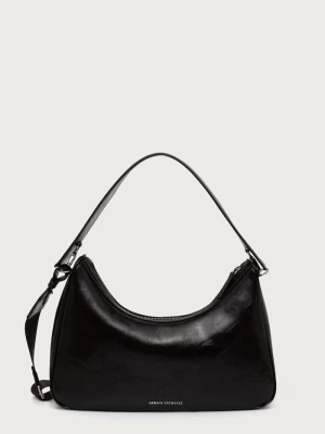 Armani Exchange torebka crossbody damska z imitacji skóry brązowy
