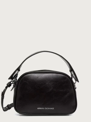 Armani Exchange torebka crossbody damska z imitacji skóry brązowy