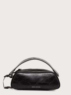 Armani Exchange torebka crossbody damska z imitacji skóry brązowy