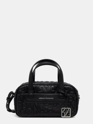 Armani Exchange torebka crossbody damska z imitacji skóry czarny