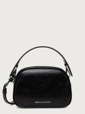 Armani Exchange torebka crossbody damska z imitacji skóry czarny
