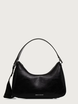 Armani Exchange torebka crossbody damska z imitacji skóry czarny
