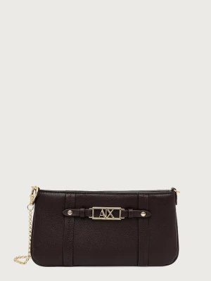 Armani Exchange torebka damska z imitacji skóry brązowy