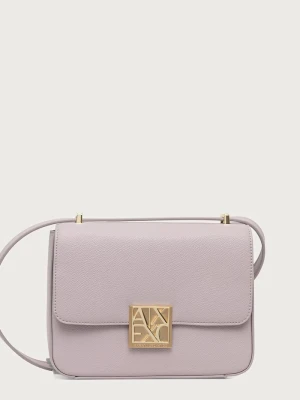 Armani Exchange torebka damska z imitacji skóry różowy