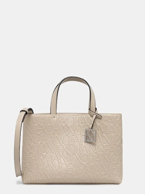 Armani Exchange torebka kolor beżowy 942646 CC793