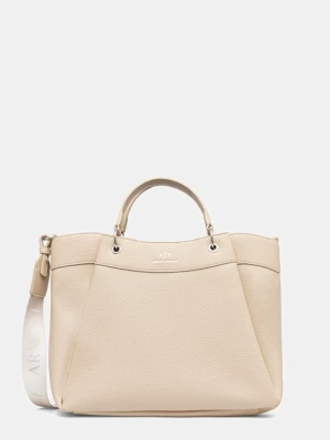 Armani Exchange torebka kolor beżowy 942910 CC783