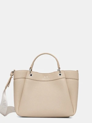 Armani Exchange torebka kolor beżowy 942911 CC783