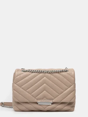 Armani Exchange torebka kolor beżowy 949122 4R742
