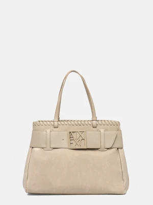 Armani Exchange torebka kolor beżowy XW000284 AF12574