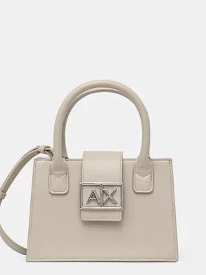 Armani Exchange torebka kolor beżowy XW000306 AF12039