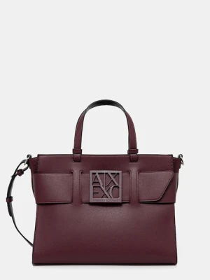 Armani Exchange torebka kolor bordowy 942689 0A874