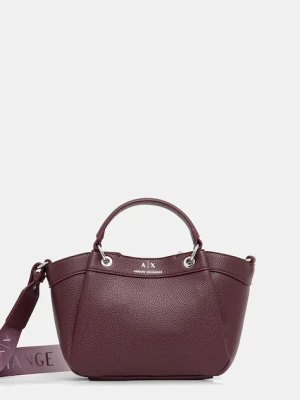 Armani Exchange torebka kolor bordowy 942927 CC783