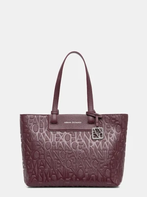Armani Exchange torebka kolor bordowy XW001481 AF15774