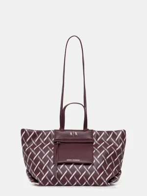 Armani Exchange torebka kolor bordowy XW001538 AF17255