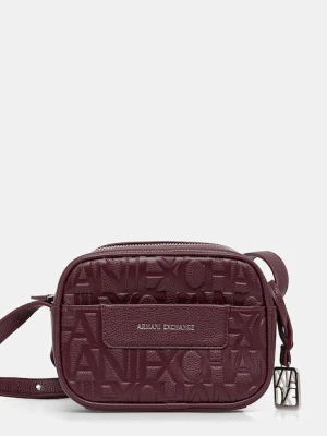 Armani Exchange torebka kolor bordowy XW001578 AF15774