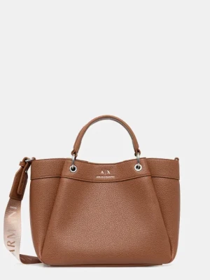 Armani Exchange torebka kolor brązowy 942911 CC783