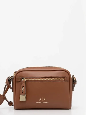 Armani Exchange torebka kolor brązowy XW000303 AF12040