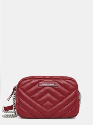 Armani Exchange torebka kolor czerwony 949158 4R742