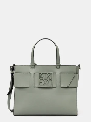 Armani Exchange torebka kolor zielony 942689 0A874
