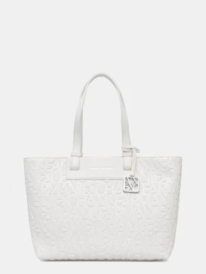 Armani Exchange torebka shopper damska z imitacji skóry