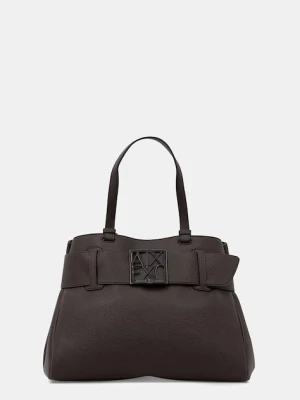 Armani Exchange torebka shopper damska z imitacji skóry
