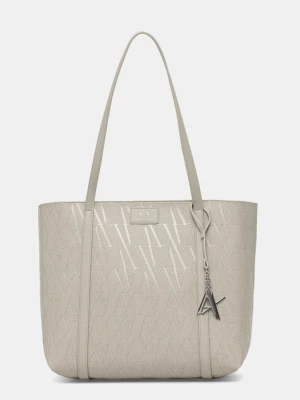 Armani Exchange torebka shopper damska z imitacji skóry