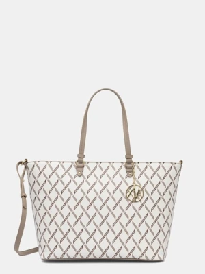 Armani Exchange torebka shopper damska z imitacji skóry