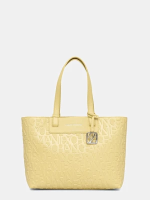 Armani Exchange torebka shopper damska z imitacji skóry