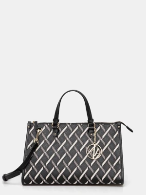Armani Exchange torebka shopper damska z imitacji skóry