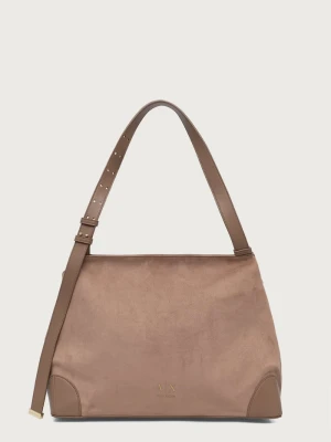 Armani Exchange torebka tote damska beżowy