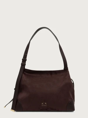 Armani Exchange torebka tote damska brązowy