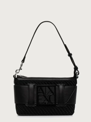 Armani Exchange torebka tote damska z imitacji skóry czarny
